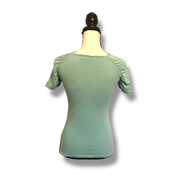 The Limited teal stretchy top - Picture 2 of 8